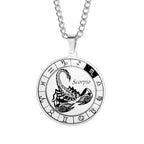 Naszyjnik Horoskop Zawieszka Konstelacje Zodiaku Srebro skorpion