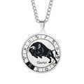 Naszyjnik Horoskop Zawieszka Konstelacje Zodiaku Srebro byk