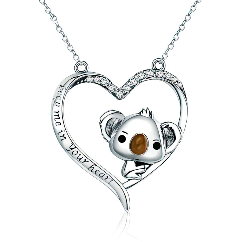 Naszyjnik Koala Srebrny 