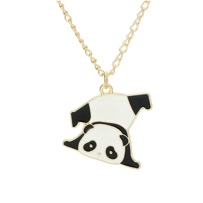 Naszyjnik z zawieszką Panda Złoto A