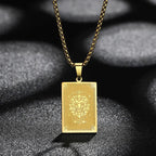 Naszyjnik z zawieszką z znakiem zodiaku