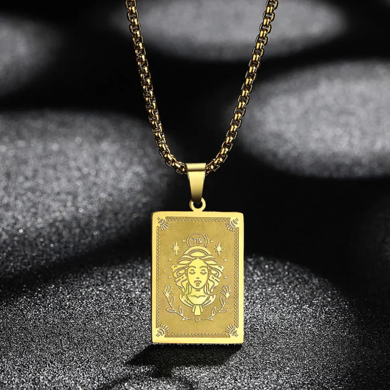 Naszyjnik z zawieszką z znakiem zodiaku