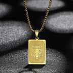 Naszyjnik z zawieszką z znakiem zodiaku