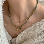 Naszyjnik z zawieszką w kształcie gwiazdy w stylu boho
