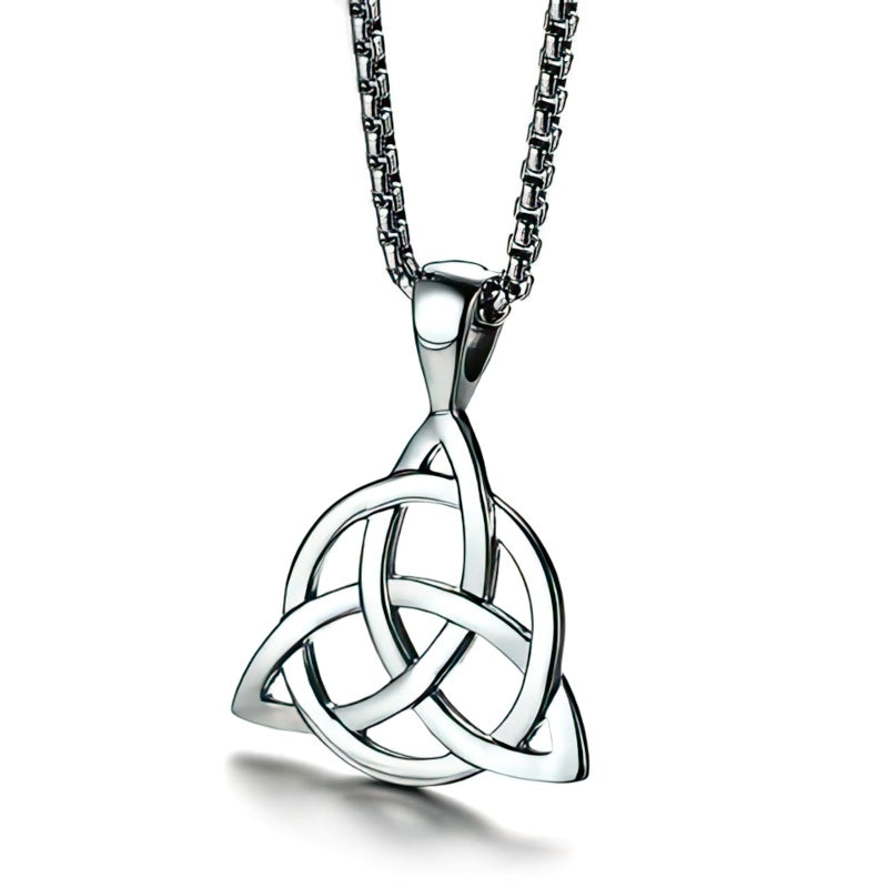 Naszyjnik z zawieszką Węzeł Trójcy - Triquetra 