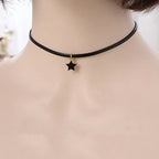 Naszyjnik typu choker dla kobiet z zawieszką w kształcie gwiazdy 1