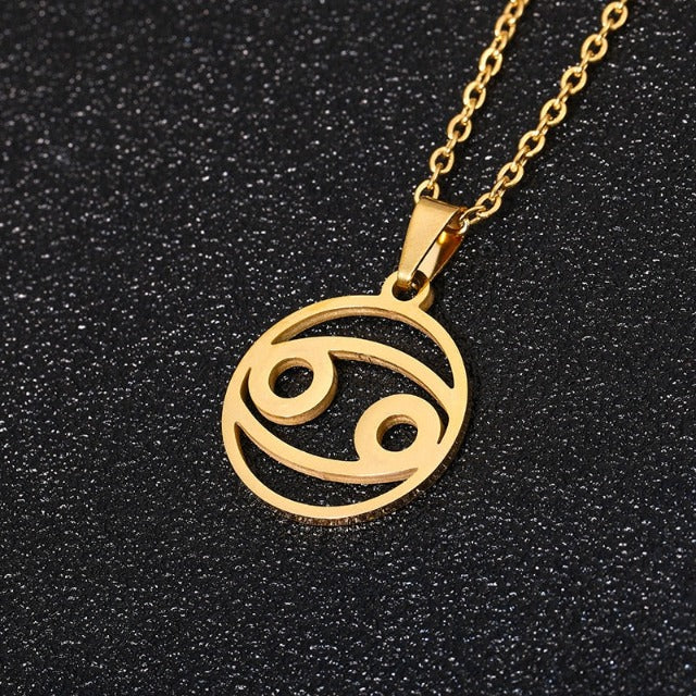 Naszyjnik Znak Zodiaku - Zawieszka 12 Konstelacji 
