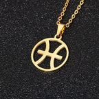 Naszyjnik Znak Zodiaku - Zawieszka 12 Konstelacji 