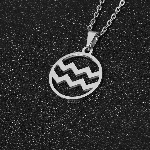 Naszyjnik Znak Zodiaku - Zawieszka 12 Konstelacji 