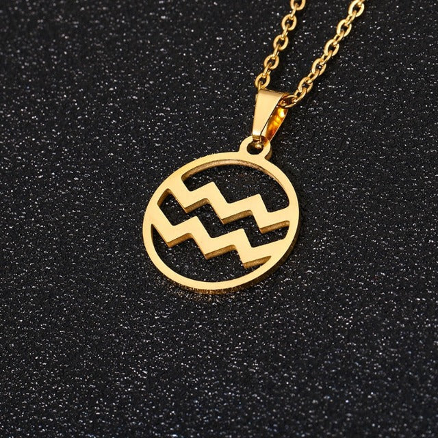 Naszyjnik Znak Zodiaku - Zawieszka 12 Konstelacji 