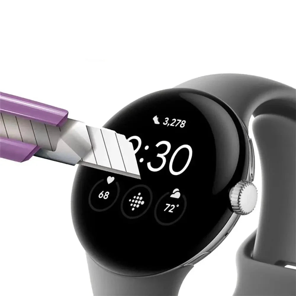 Przezroczysta folia ochronna na ekran odporna na zarysowania dla Google Pixel Watch 1 i 2